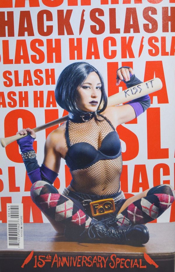 Hack Slash 15th Anniversary Special GalaxyCon Exclusive Pantalena & Photo Cover Virgin Variant Comic Book Sale - Image 3