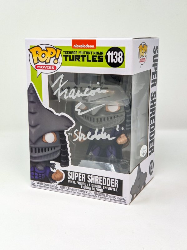 François Chau TMNT Super Shredder #1138 Signed Funko Pop JSA Certified Autograph For Cheap