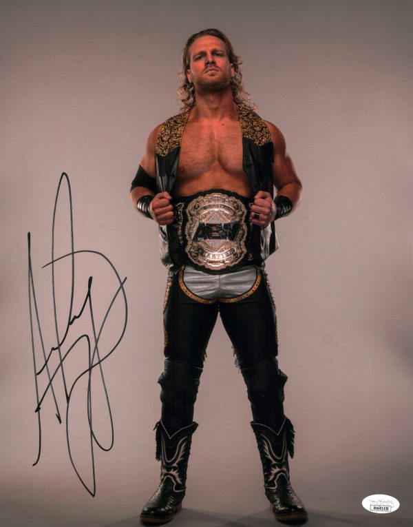 Adam Page Hangman AEW Wrestling 11x14 Signed Photo Poster JSA Certified Autograph Online - Image 2