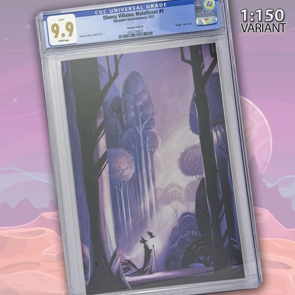 Disney Villains Maleficent #1 Meyer Cover Q 1:150 Virgin Foil Edition Variant CGC Universal 9.9 Online