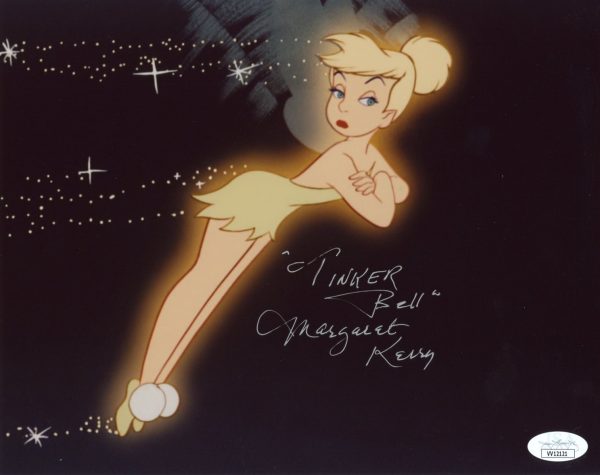 Margaret Kerry Disney Peter Pan 8x10 Signed Photo JSA COA Certified Autograph Fashion