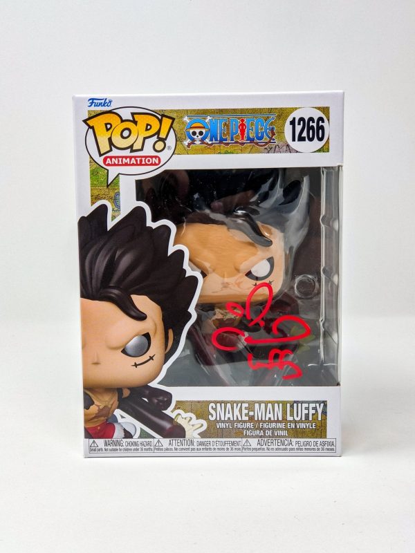 Colleen Clinkenbeard One Piece Snake-Man Luffy #1266 Signed Funko Pop JSA Certified Autograph Fashion - Image 2