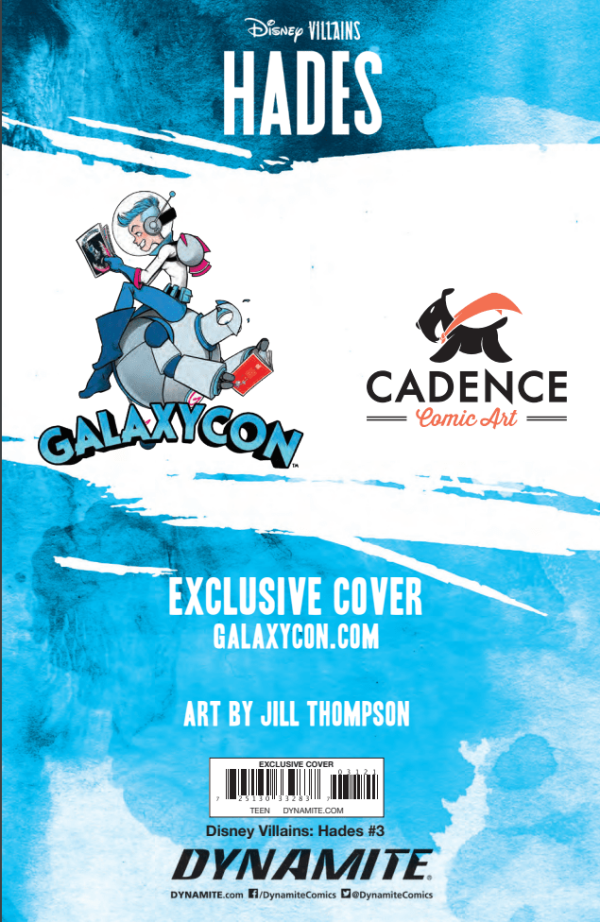 Disney Villians Hades #3 GalaxyCon Exclusive Jill Thompson Virgin Variant Comic Book Online now - Image 3