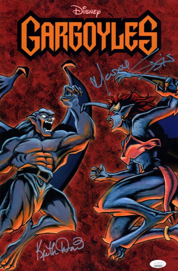 Gargoyles 11x17 Photo Poster Signed David, Sirtis JSA Certified Autograph Sale - Image 2