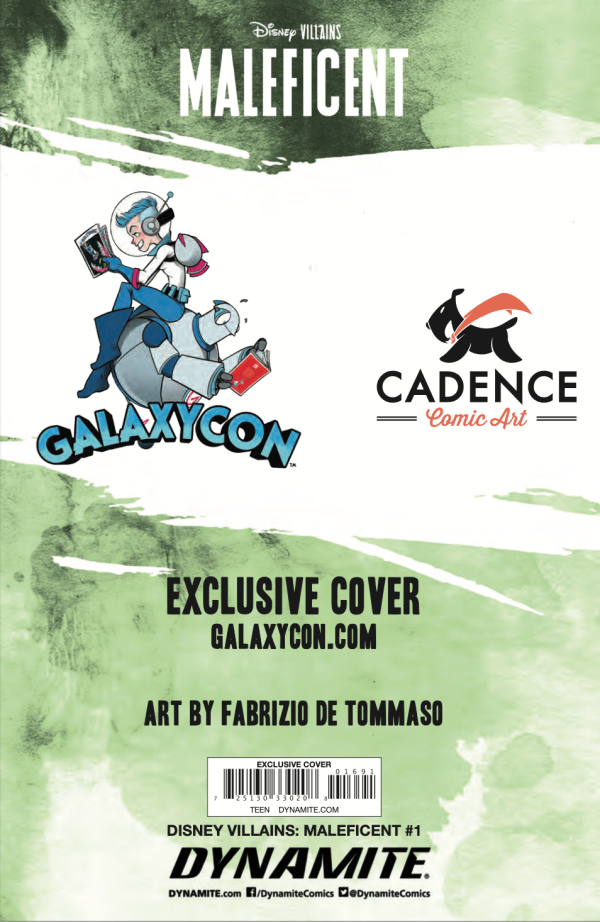 Disney Villains Maleficent #1 GalaxyCon Exclusive Tommaso Virgin Variant Comic Book Sale - Image 3