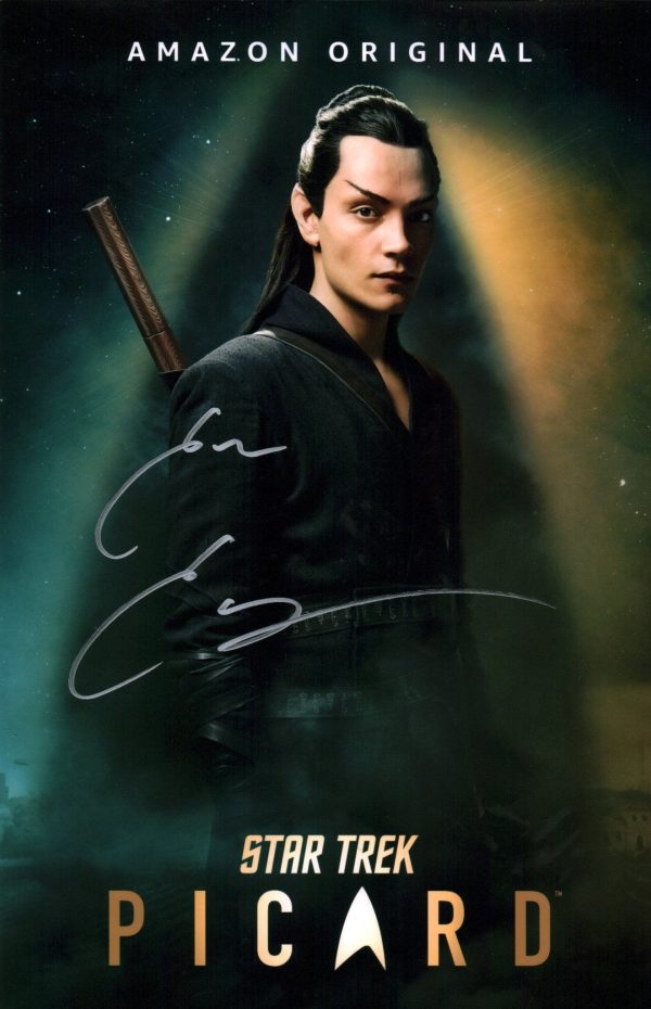 Evan Evagora Star Trek: Picard 11x17 Signed Photo Poster JSA Certified Autograph Fashion - Image 2