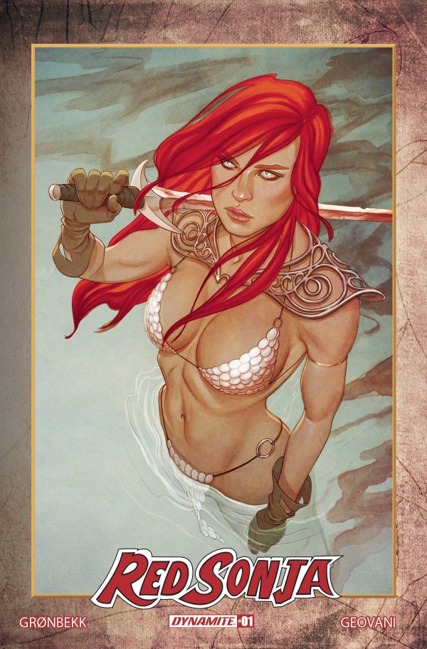 Red Sonja #1 Cover ZT 1:10 Frison Modern Icon Variant Comic Book Discount - Image 2