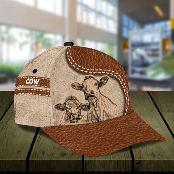 Personalized Cow Classic Cap, Personalized Gift for Farmers, Cow Lovers, Chicken Lovers - CP1925PS Online Hot Sale - Image 3