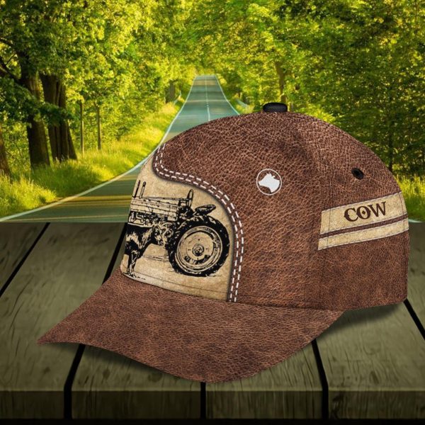 Personalized Cow Classic Cap, Personalized Gift for Farmers, Cow Lovers, Chicken Lovers - CP168PS For Discount - Image 5