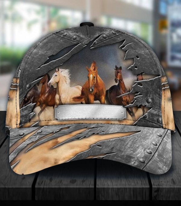 Personalized Horse Classic Cap, Personalized Gift for Horse Lovers - CP2519PS For Sale - Image 2