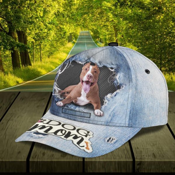 Personalized Pitbull Classic Cap, Personalized Gift for Pitbull Lovers - CP2316PS Cheap - Image 5