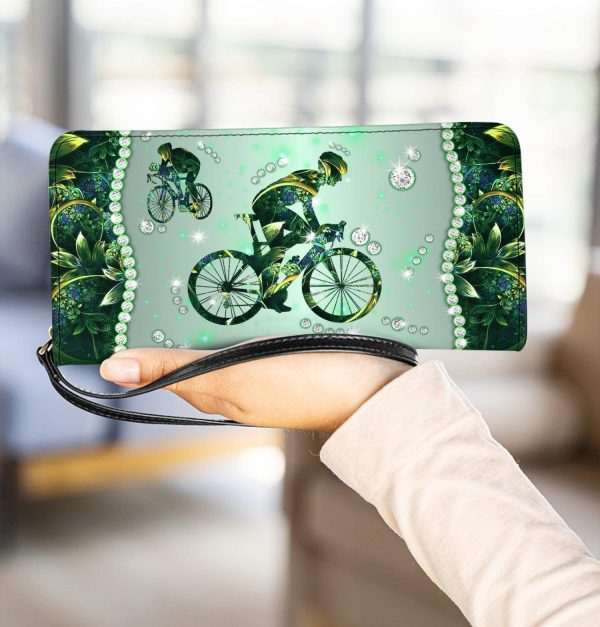 Cycling Clutch Purse, Gift for Cycling Lovers, Bike Lovers - PU208PA For Cheap