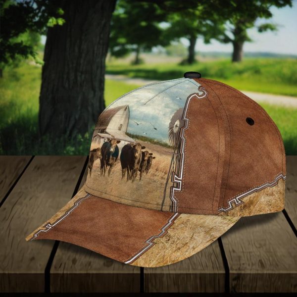 Personalized Cow Classic Cap, Personalized Gift for Farmers, Cow Lovers, Chicken Lovers - CP1934PS Sale - Image 5