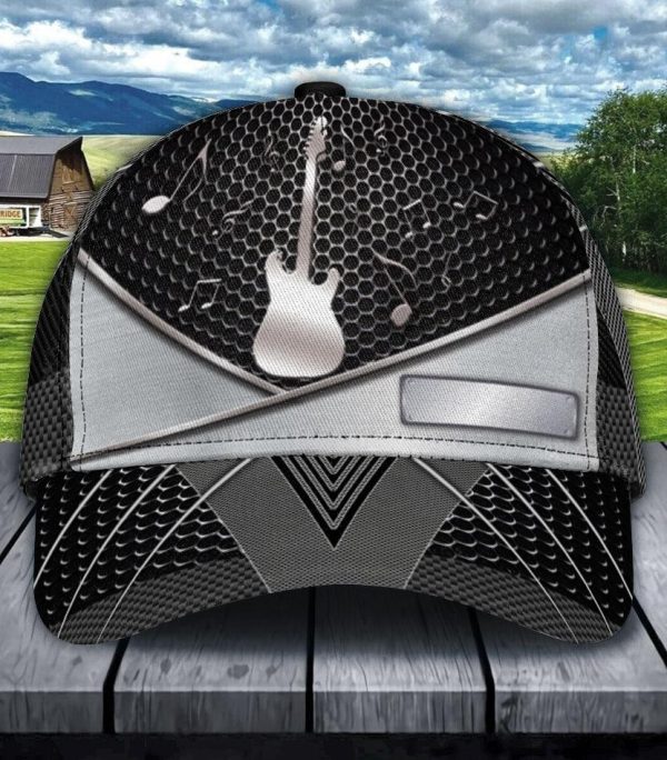 Personalized Guitar Classic Cap, Personalized Gift for Music Lovers, Guitar Lovers - CP2426PS Discount - Image 2