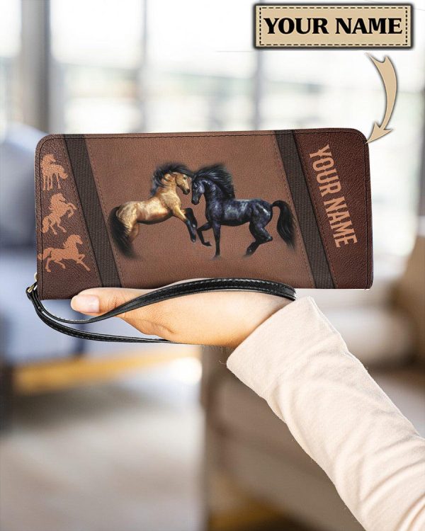 Personalized Horse Clutch Purse, Personalized Gift for Horse Lovers - PU1765PS Online Hot Sale