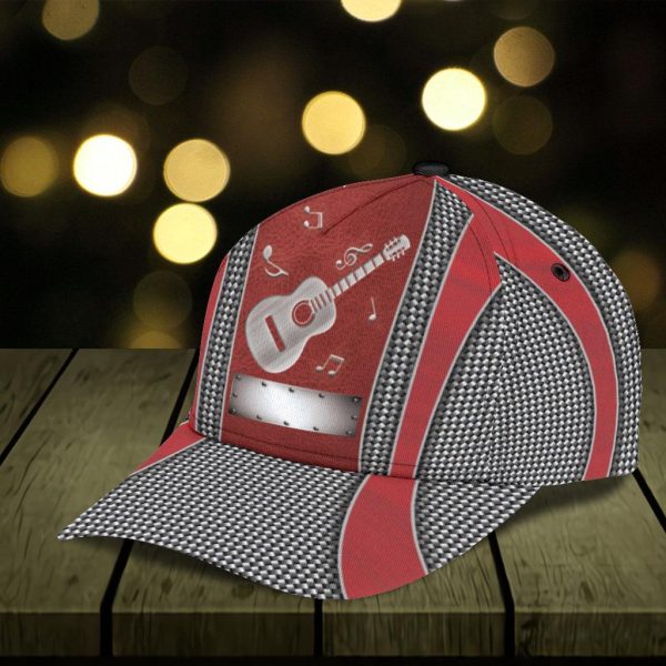 Personalized Guitar Classic Cap, Personalized Gift for Music Lovers, Guitar Lovers - CP153PS Hot on Sale - Image 5